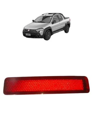 Olho de gato traseiro esquerdo Fiat strada 2012 2013