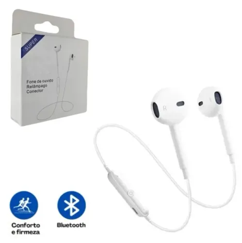 Fone de ouvido sem fio Bluetooth Compativel iPhone, Samsung Motorola s6