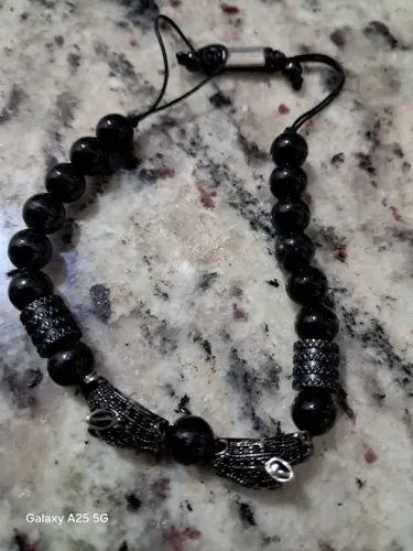 Pulseira cabeça de leopardo
