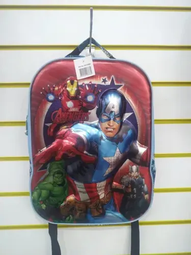 Mochila Infantil Capitão América 3d 40cm