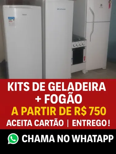 Kits Geladeira + Fogão a partir de R$750