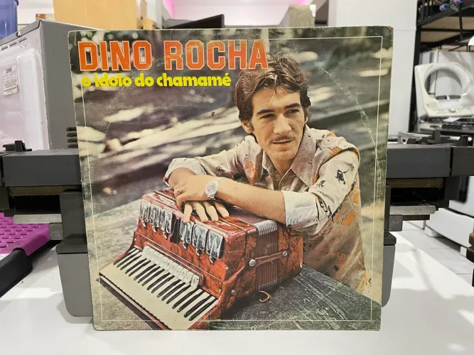 Disco de Vinil Dino Rocha O Ídolo do Chamamé