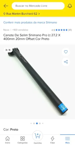Canote shimano pro 27.2