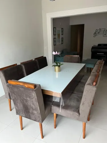 Pague na entrega!!Cadeiras de Jantar em veludo várias cores