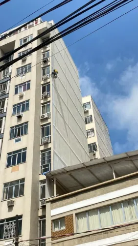Pintor cadeirinha suspensa balancim 