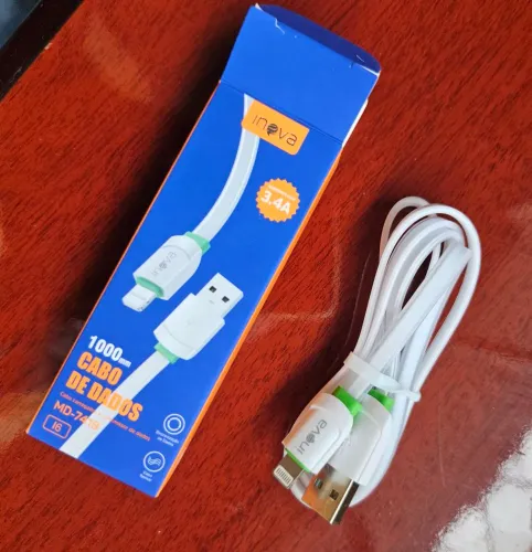 Cabo p/ iphone 1 por 8,00 ou 2 por 15,00 (Novos)