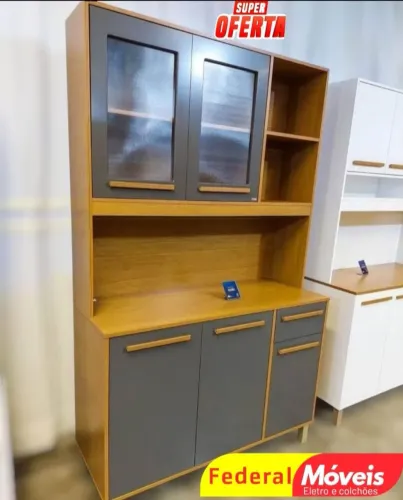 Armário para Cozinha 1,20cm Novo - Estilo e Praticidade para Seu Dia a Dia!