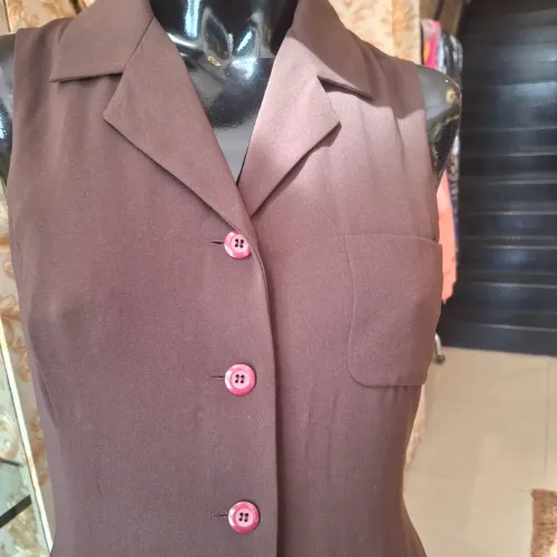 OASIS vestido alfaiataria botões