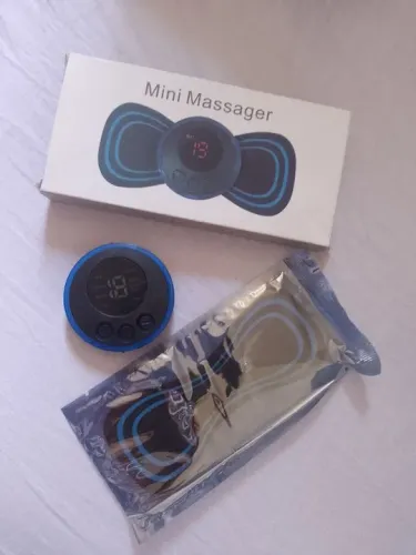 Mini Massageador Elétrico para Alívio da Dor