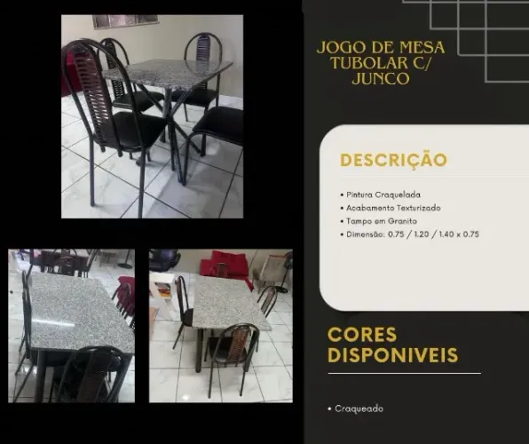 Mesa Valença Nova C/ 4 Cadeiras
