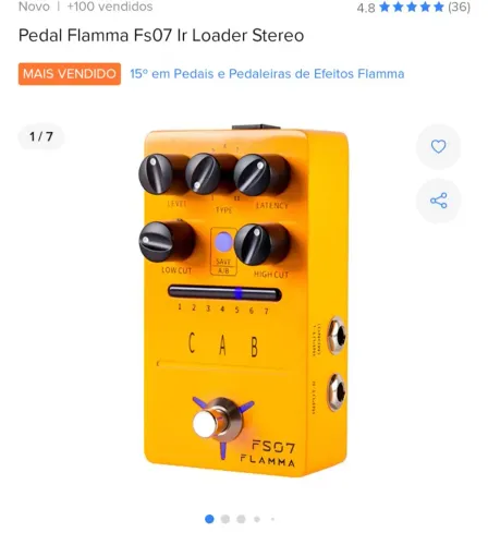 Pedal flamma FS07