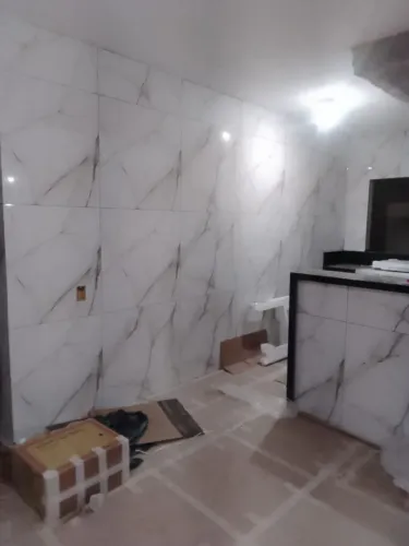Assentamento de porcelanato 