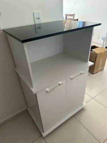 Armário p forno e micro NOVO MONTAGEM GRÁTIS