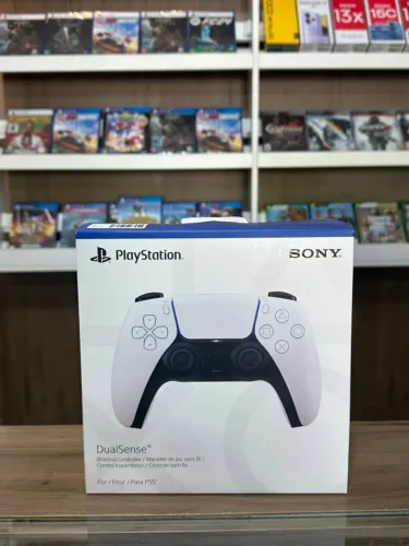 Controle Dualsense PS5 Branco - Parcelamento sem Juros, Loja Física