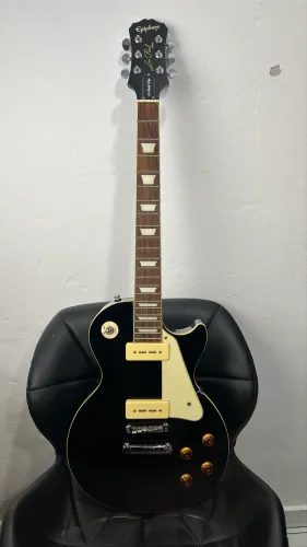 Guitarra Les Paul Epiphone preta