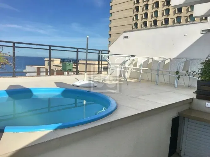Cobertura duplex quadrilátero de Ipanema - 2 salas - 2 suites - Varanda - Terraço piscina