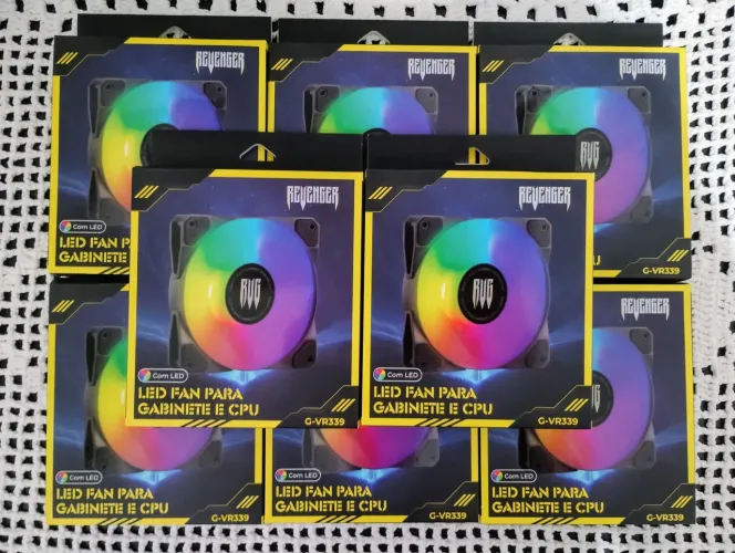 Cooler Fan Revenger RGB para gabinetes novos lacrados ENTREGA OK!!!