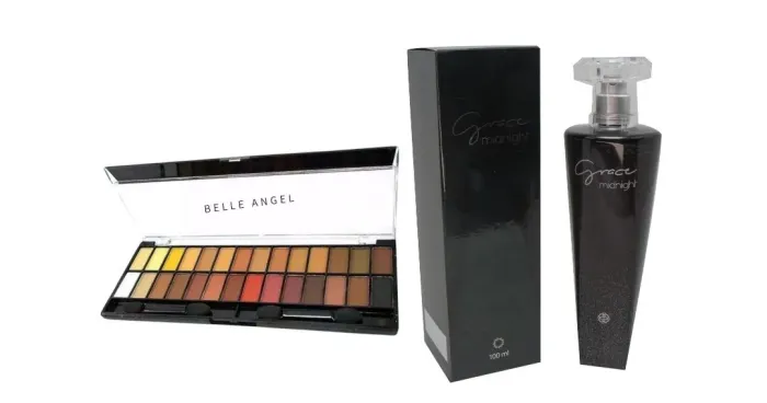Kit Beleza Grace Midnight - Perfume e Paleta de Sombras
