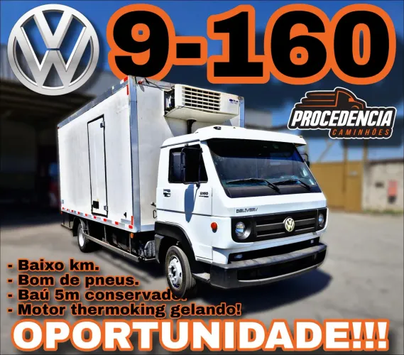 Vw Delivery 9-160 12/13 baú refrigerado 5m