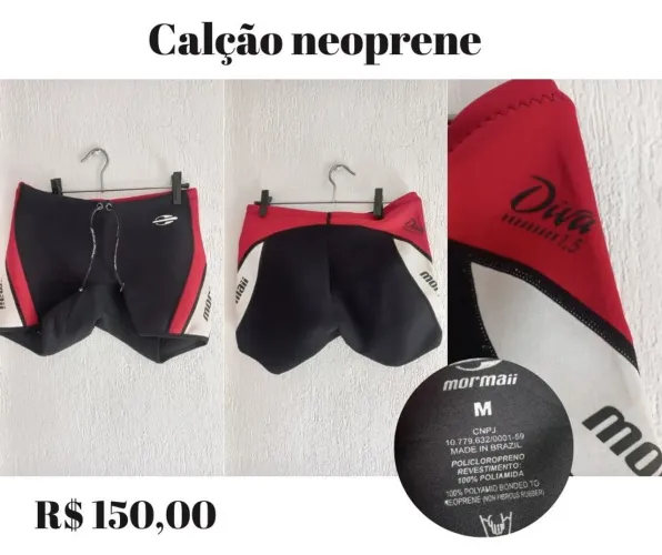 Calção Neoprene Mormaii Diva 1.5 - Tamanho M