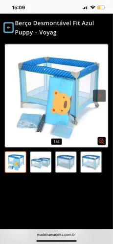 Berço Camping 
