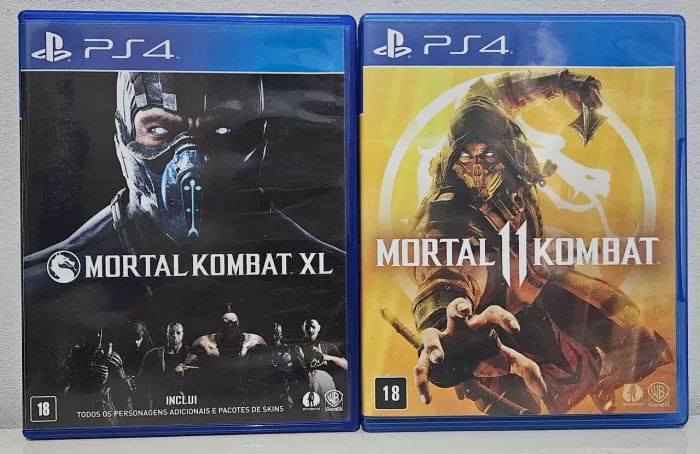 Mortal Kombat XL + 11 (Áudio em Português) - Ps4