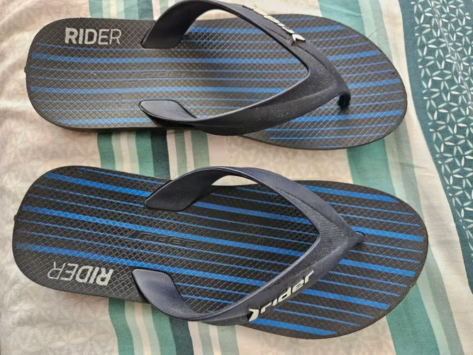 Chinelo Rider Masculino Azul e Preto
