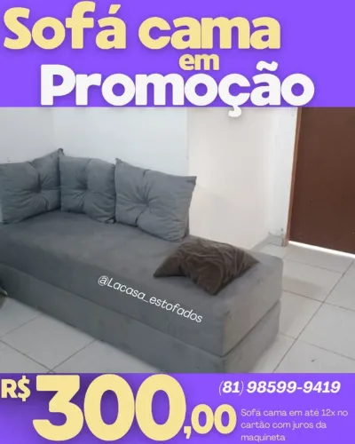 Sofá cama - Direto do Fabricante