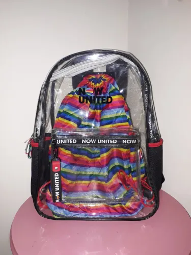 Mochila Transparente Now United