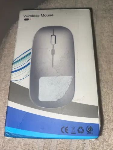 Mouse Recarregável Wireless Led Rgb Ergonômico Sem Fio Cor