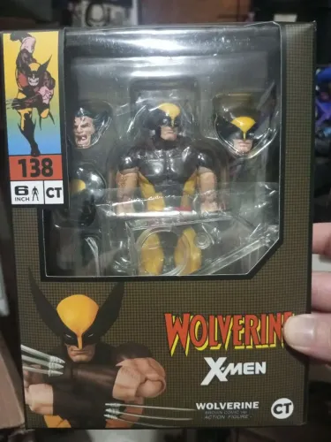 Wolverine Brown suit CT toys boneco figura estilo mafex x-men lacrado 
