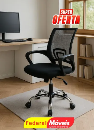 Cadeira Giratória Diretor - Qualidade e estilo para o dia a dia!