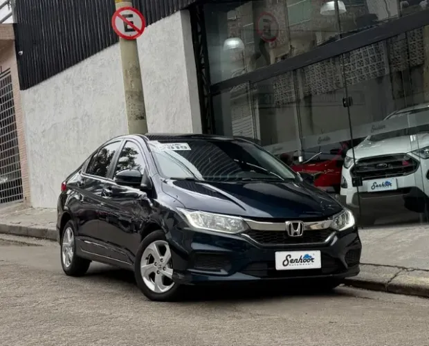 Honda City 1.5 Personal Automático Azul Ano 2019