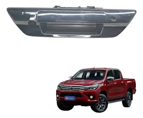 Macaneta Tampa Cacamba Com Camera Toyota Hilux 2016 2020