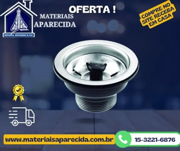 Valvula Pia Cozinha 3.1/2 Inox Padova