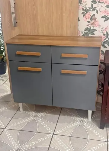 Balcão de Cozinha 2 Gavetas 2 Portas (Novo) Entrega Grátis!