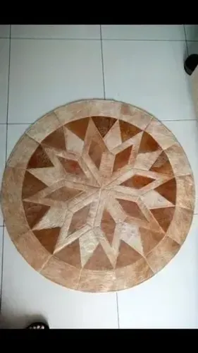 Tapete NOVO couro mandala