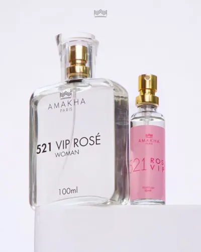 Perfume Amakha Paris 521 VIP Rosé - 100ml e 15ml