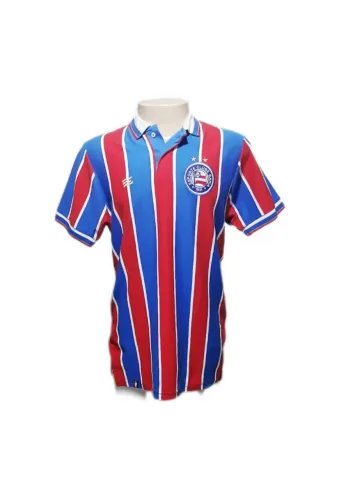 Camisa Bahia Original Esquadrão Futebol Tricolor Tecido Elástico