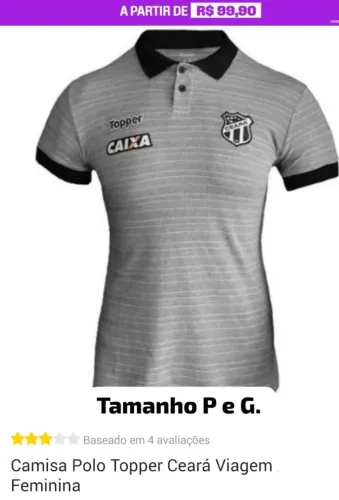 Camisa Polo Topper Ceará Viagem Feminina