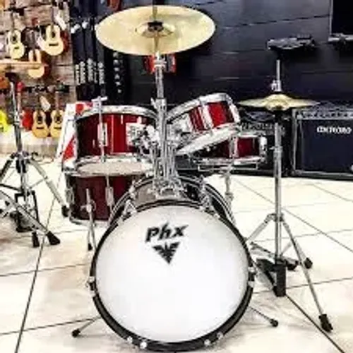 Bateria PHX Juvenil Vinho 14" DS514C RD