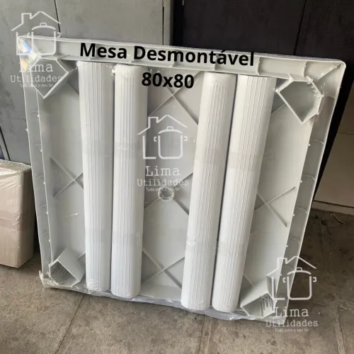 Mesa desmontável 80x80
