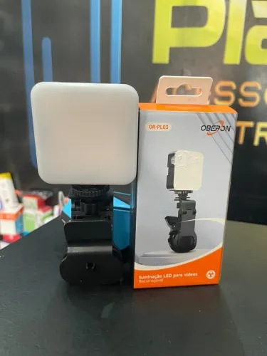 Iluminador LED Recarregável para Vídeos Oberon OR-PL03