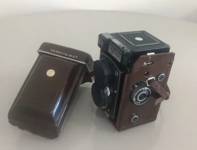 Câmera Fotográfica Yashica Lm Copal Mat anos 1940
