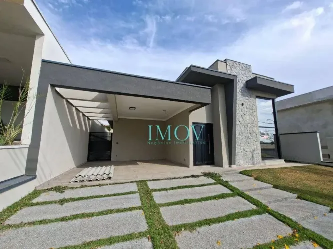 Casa com 3 dormitórios à venda, 149 m² por R$ 1.200.000 - Condomínio Terras do Vale - Caça