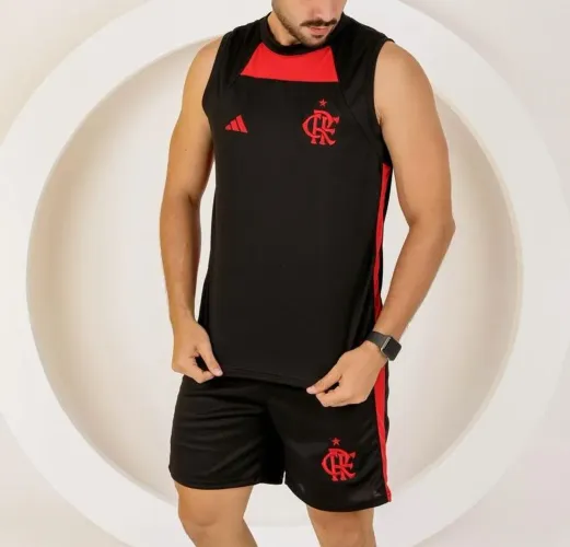 Kit do Flamengo Adulto (Tamanho M/G/GG)