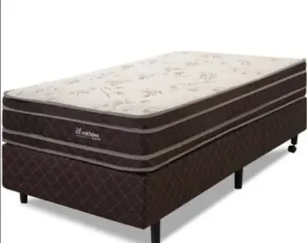 Cama Box de Solteiro Harmony + Colchão 1,88 x 0,88