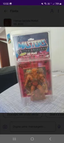 Boneco He-man lacrado Mattel