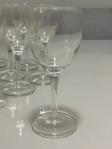 Lote com 20 unidades Taça de vidro para vinho ou agua 230ml bormioli rocco