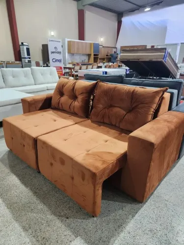 Sofa Retrátil 2 Metrôs Malu Ravena - Novo e embalado!!